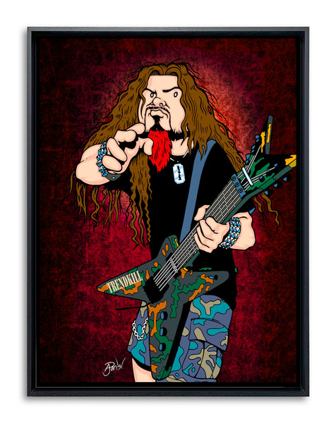 Dimebag Darrell by Anthony Parisi, Limited Edition Print