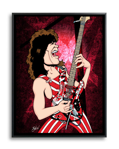 Eddie Van Halen by Anthony Parisi, Limited Edition Print