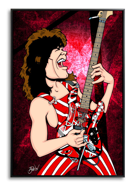 Eddie Van Halen by Anthony Parisi, Limited Edition Print