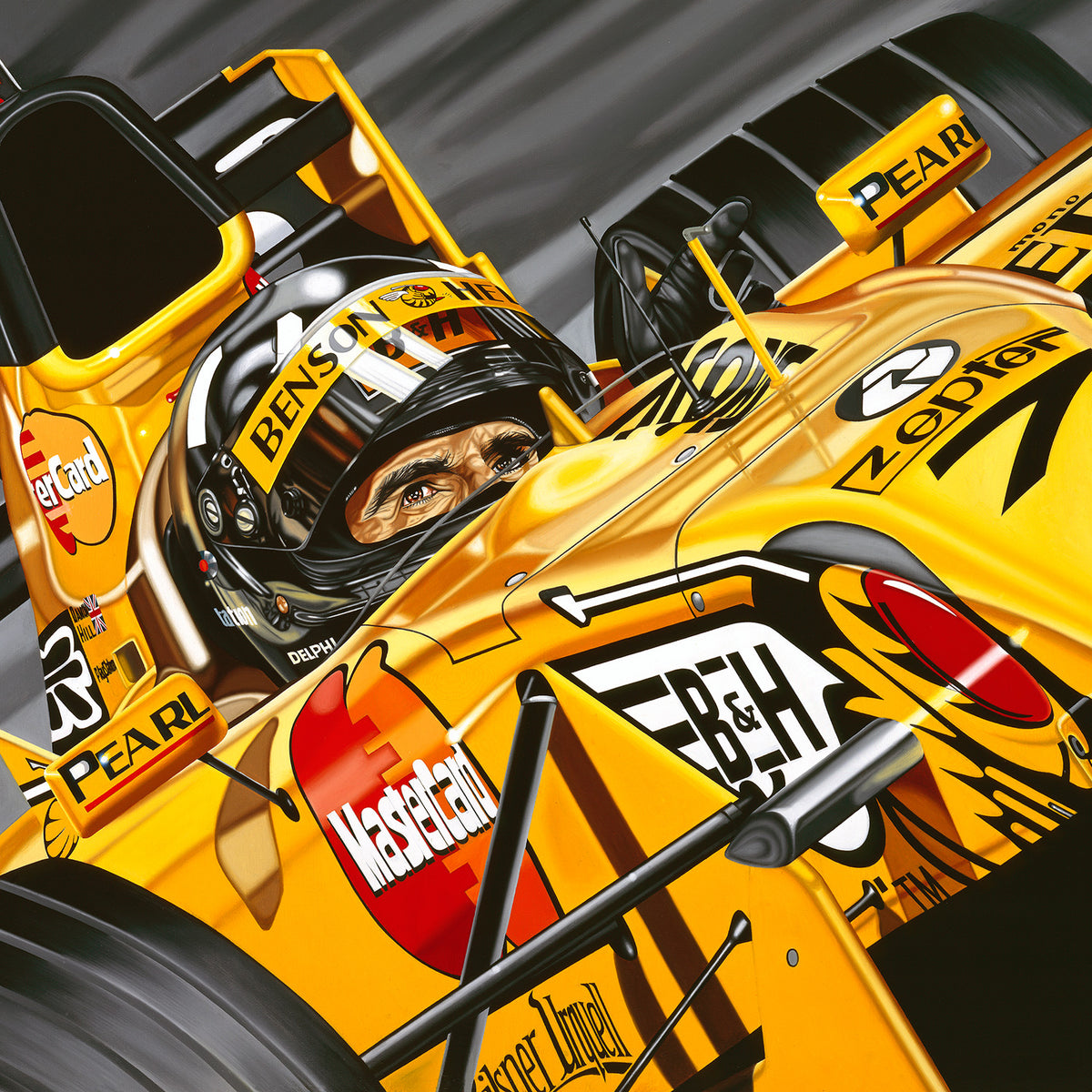 Damon Hill, Farewell to a Champion by Colin Carter – Fine Art Scene