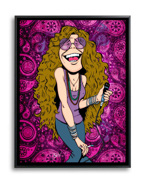 Janis Joplin by Anthony Parisi, Limited Edition Print