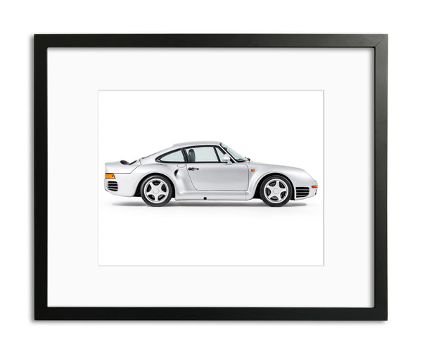Porsche 959 1988, Side View by Pawel Litwinski