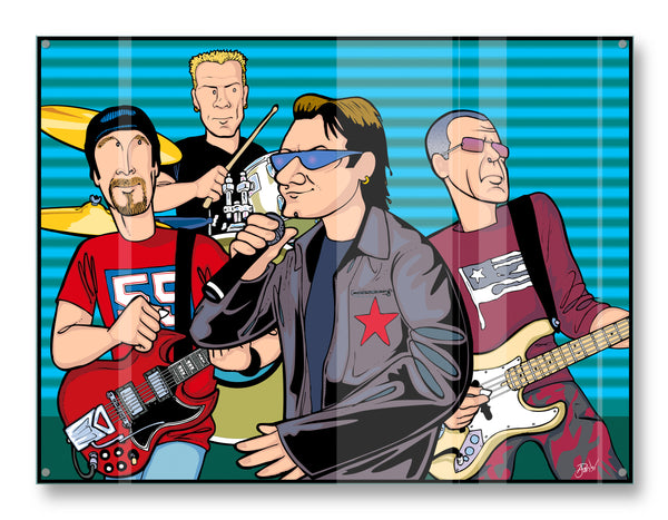 U2 by Anthony Parisi, Limited Edition Print